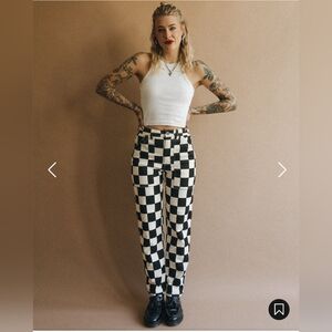 P&CO 304 Service Fatigue Checkerboard Pants Black (US SIZE 12!!) NWT!